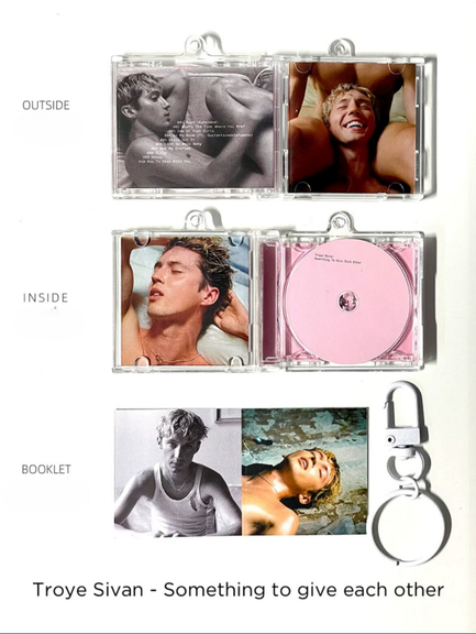 Troye Sivan Mini CD  Keychain NFC