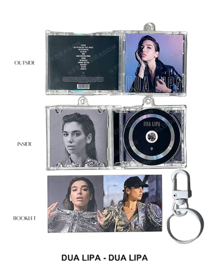 Dua Lipa Mini CD  Keychain NFC