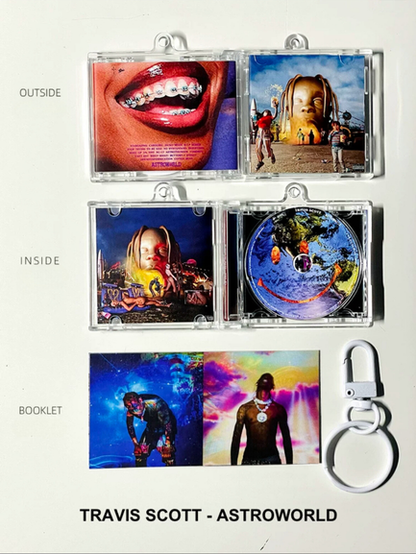 Travos Scott Mini CD  Keychain NFC