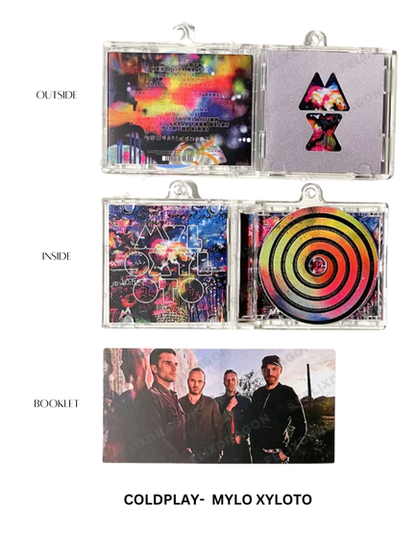 Coldplay Mini CD  Keychain NFC