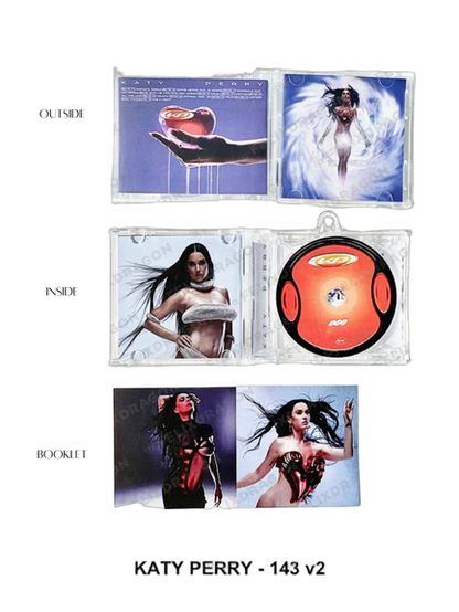 Katy Perry Mini CD  Keychain NFC