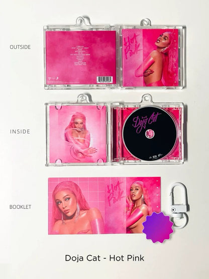 Doja Cat Mini CD  Keychain NFC