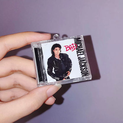 Michael Jackson Mini CD  Keychain NFC