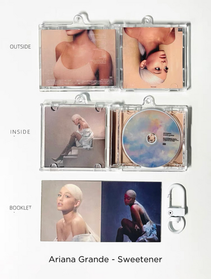 Ariana Grande Mini CD  Keychain NFC