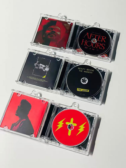 The Weeknd Mini CD  Keychain NFC