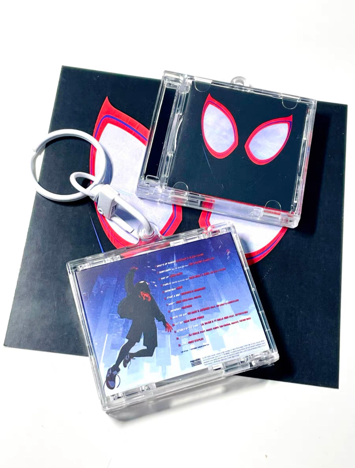 Spider Man Verse Mini CD  Keychain NFC