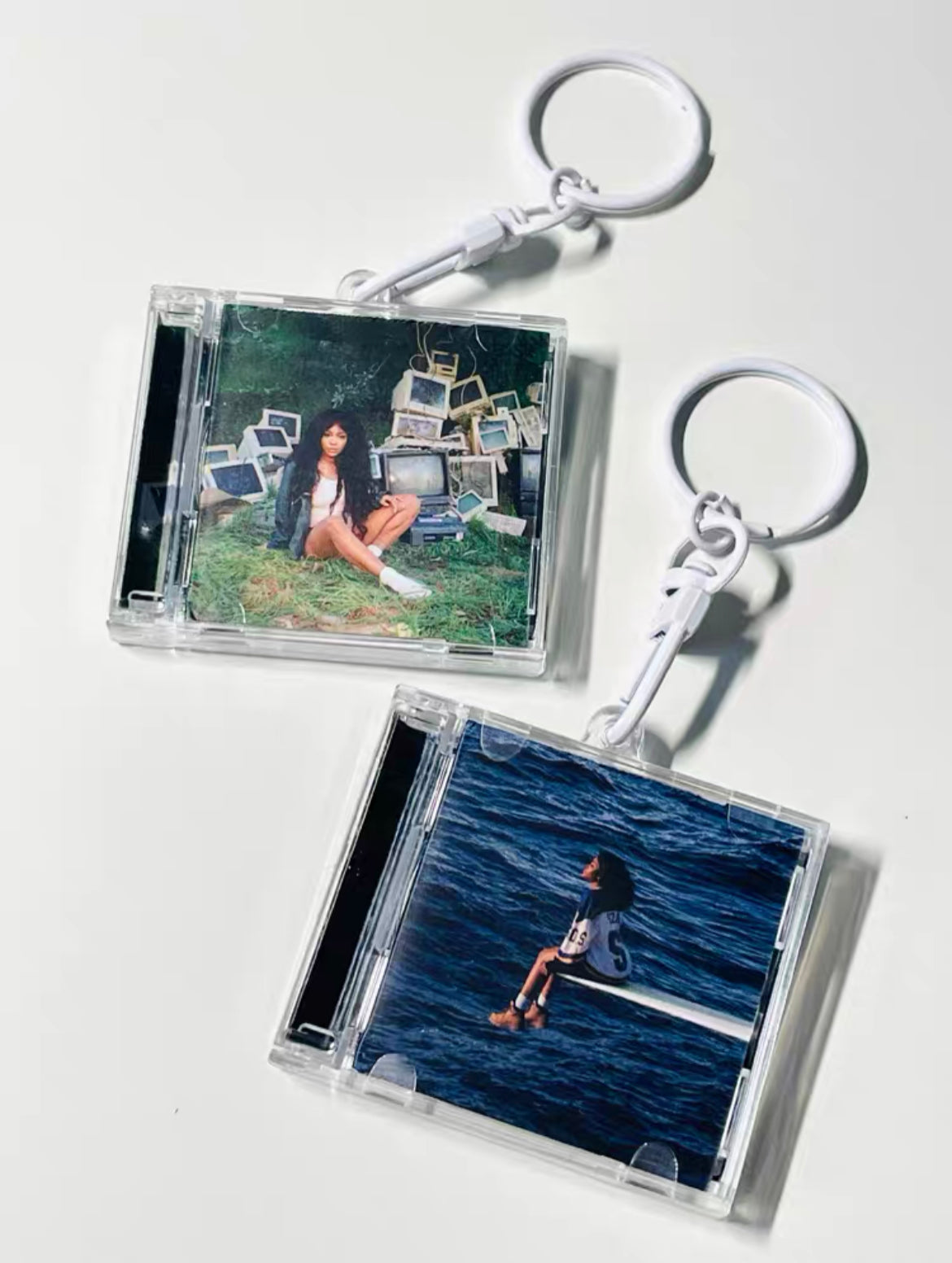 SZA Mini CD  Keychain NFC