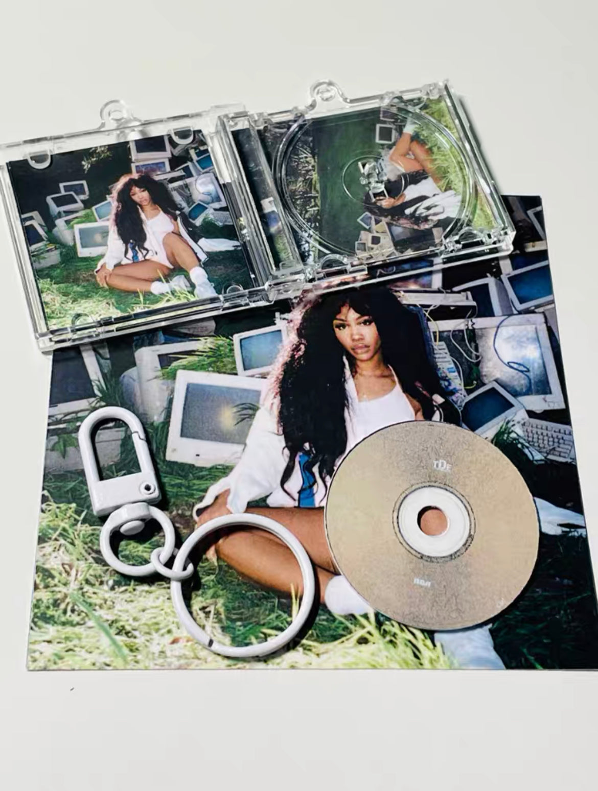 SZA Mini CD  Keychain NFC