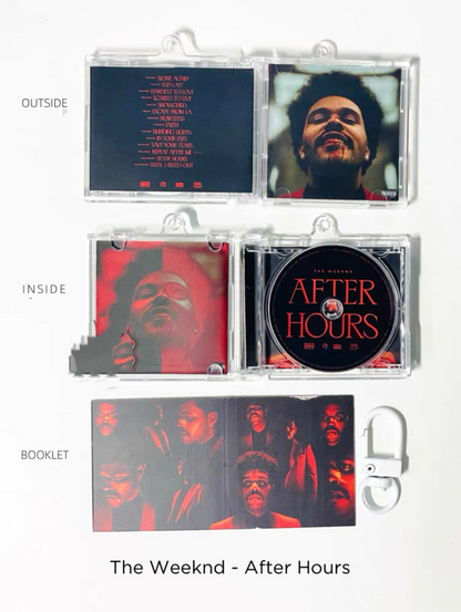 The Weeknd Mini CD  Keychain NFC