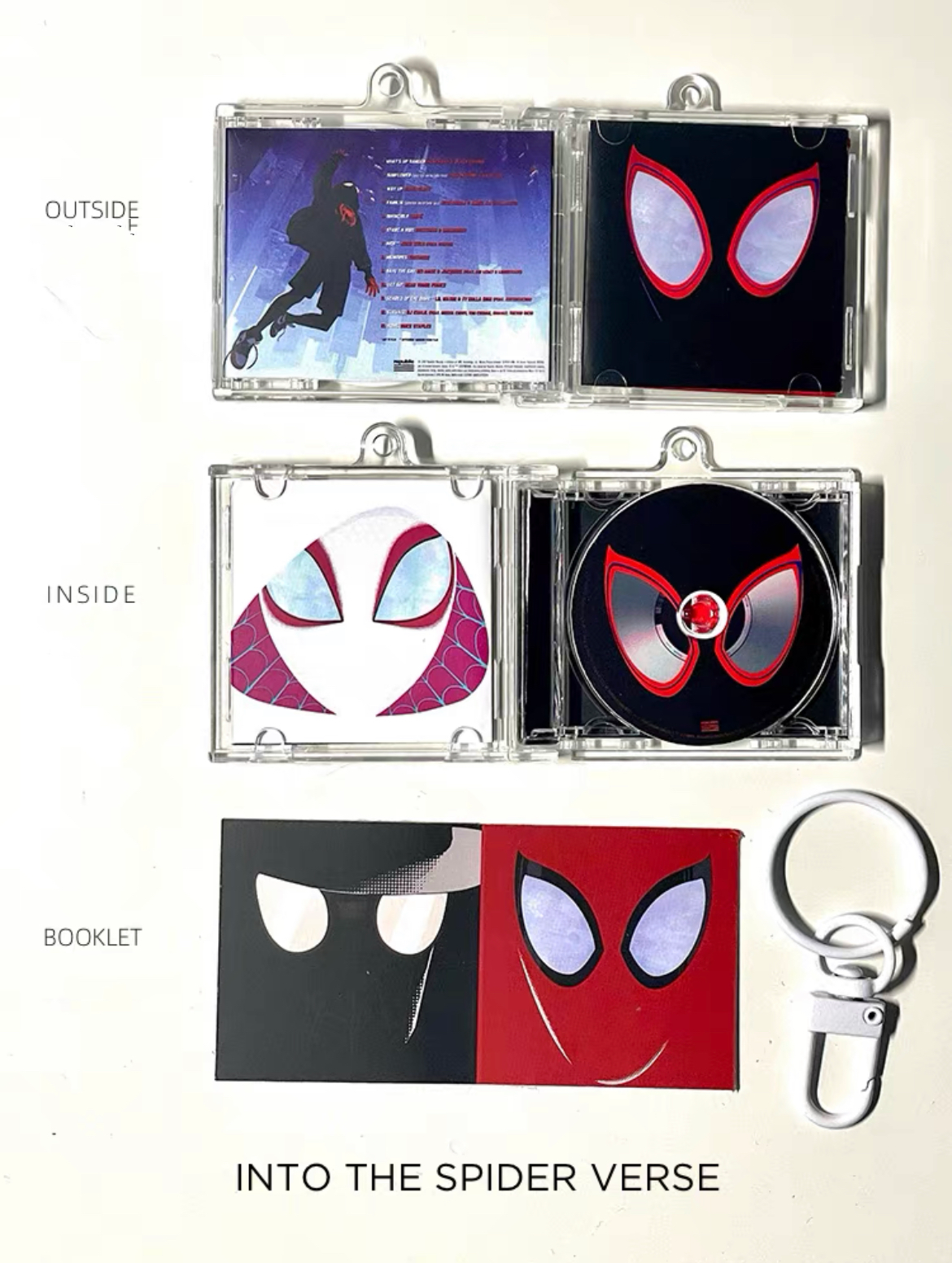 Spider Man Verse Mini CD  Keychain NFC