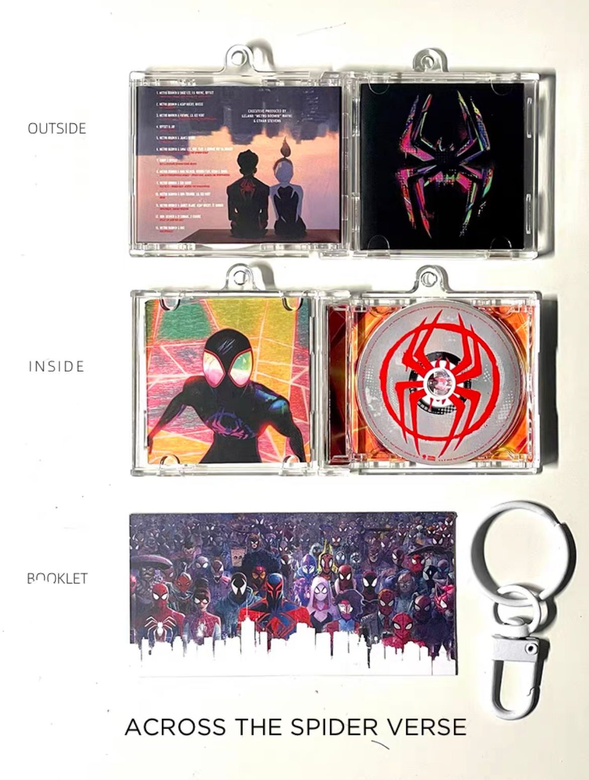 Spider Man Verse Mini CD  Keychain NFC