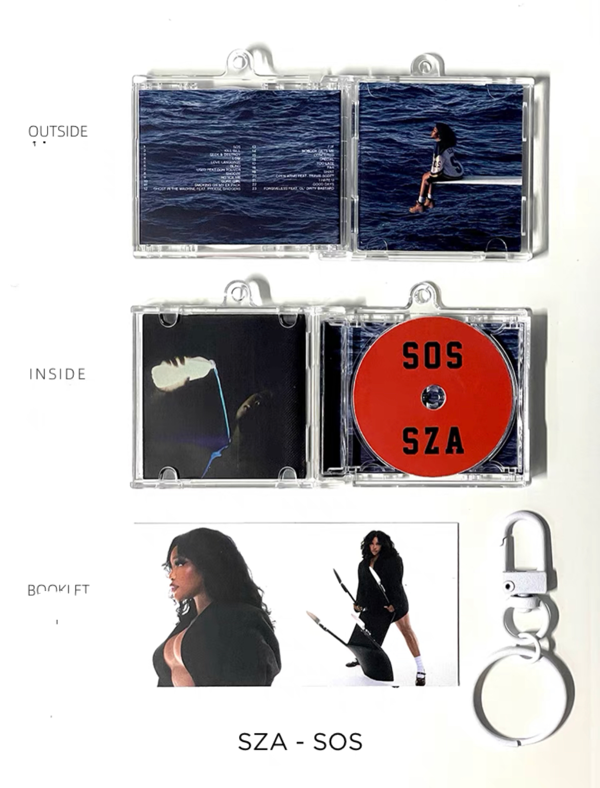 SZA Mini CD  Keychain NFC