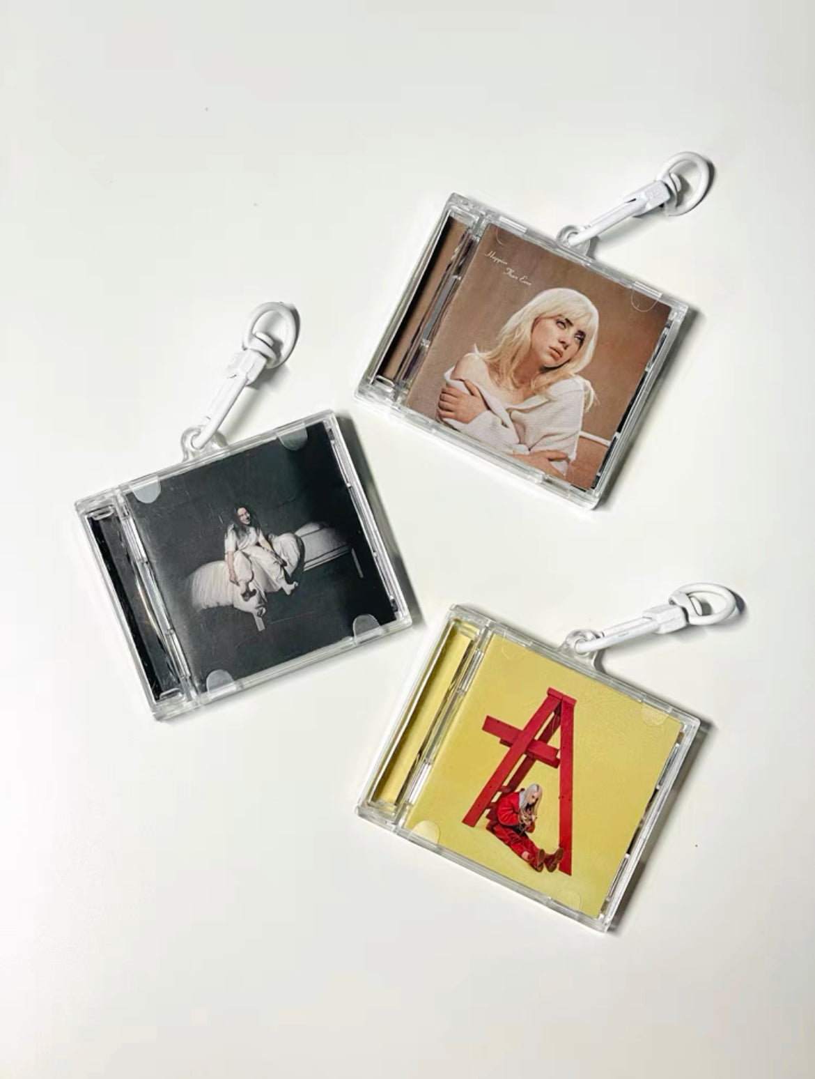 Billie Eilish Mini CD  Keychain NFC