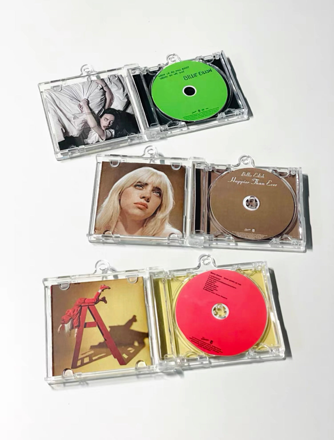 Billie Eilish Mini CD  Keychain NFC