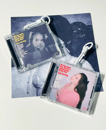 Lana Del Rey Mini CD  Keychain NFC