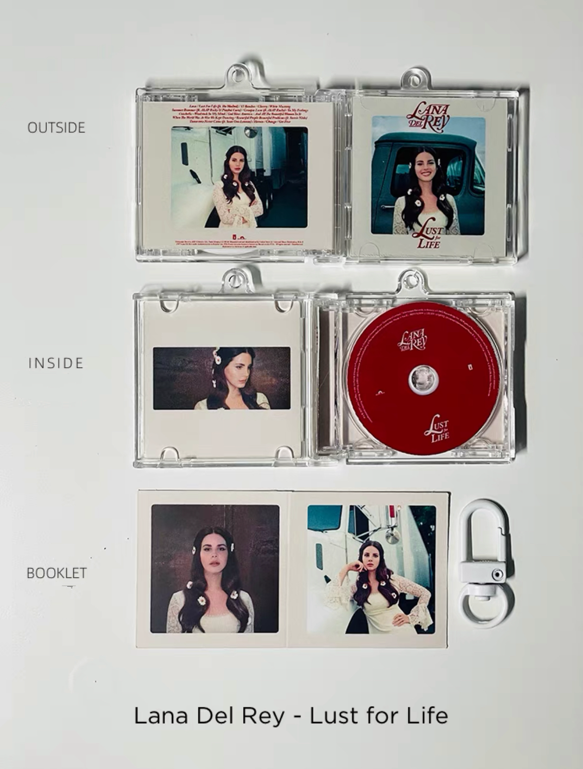 Lana Del Rey Mini CD  Keychain NFC