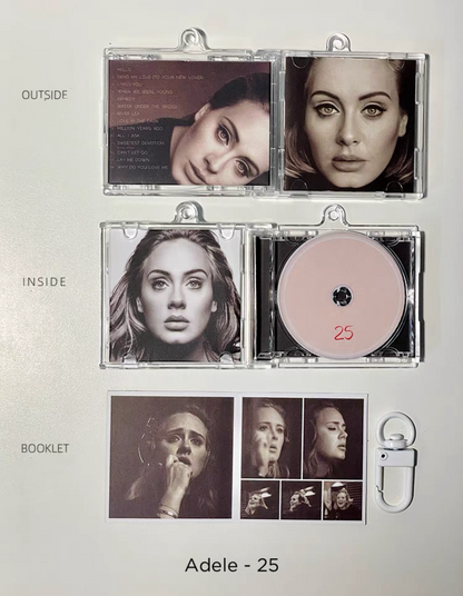 Adele Mini CD  Keychain NFC