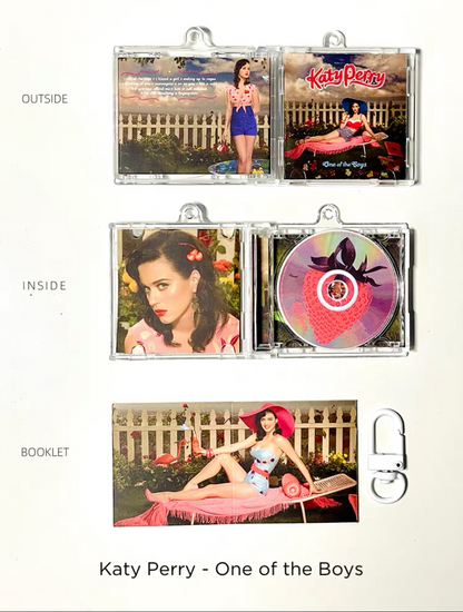 Katy Perry Mini CD  Keychain NFC