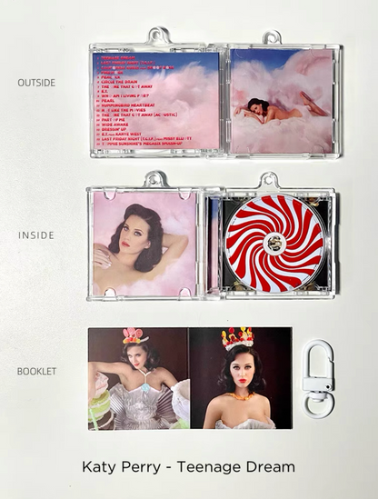 Katy Perry Mini CD  Keychain NFC