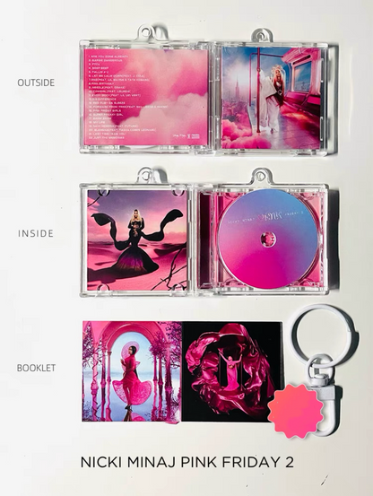 Nicki Minaj Mini CD  Keychain NFC