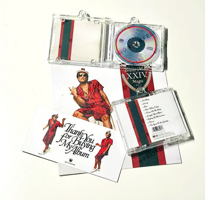 Bruno Mars Mini CD  Keychain NFC