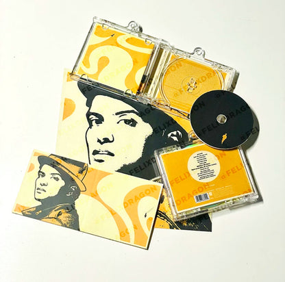 Bruno Mars Mini CD  Keychain NFC