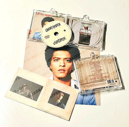 Bruno Mars Mini CD  Keychain NFC