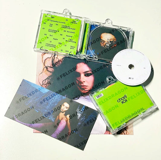 Charli XCX Mini CD  Keychain NFC