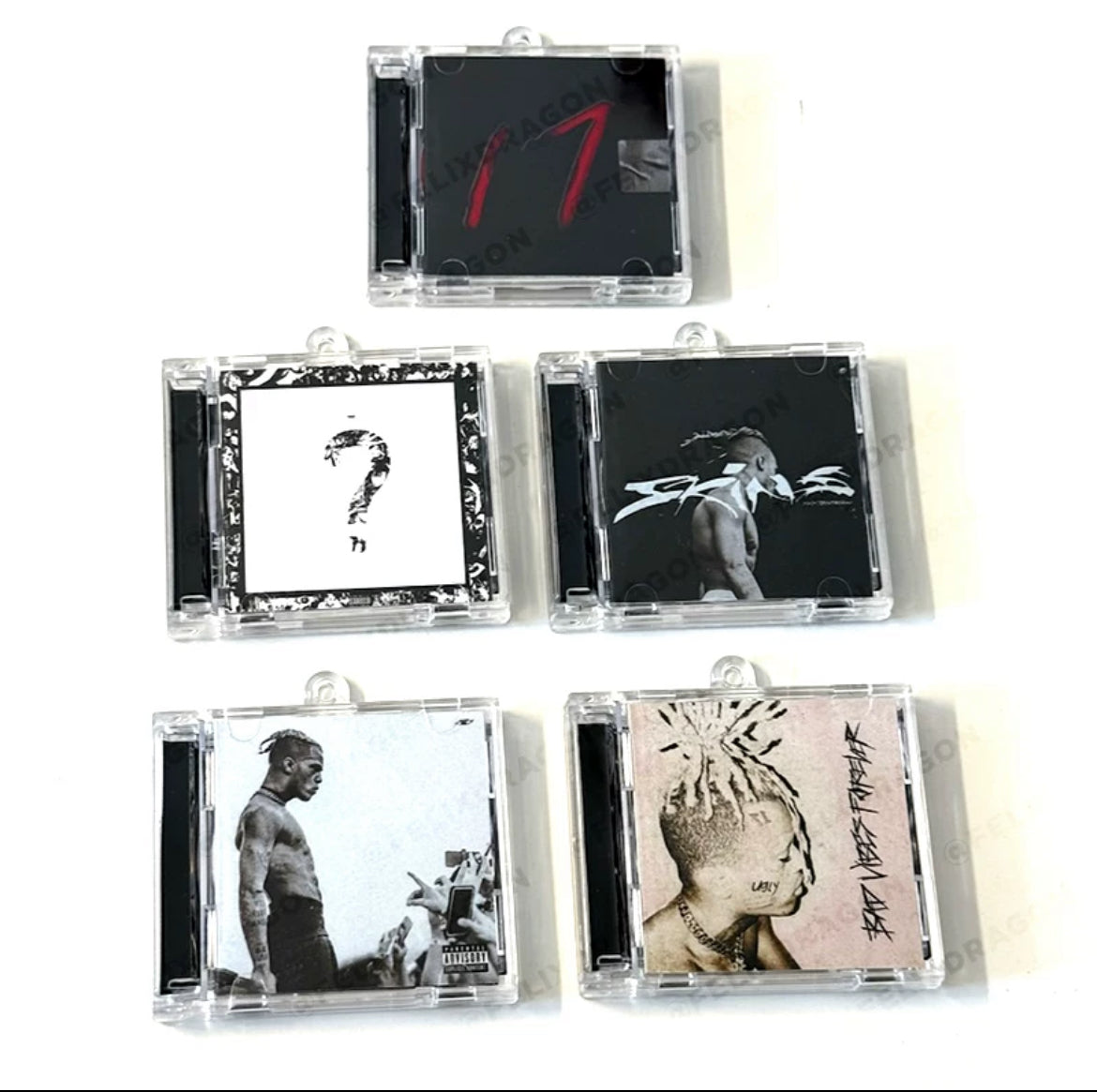 XXXTENTACION Mini CD  Keychain NFC