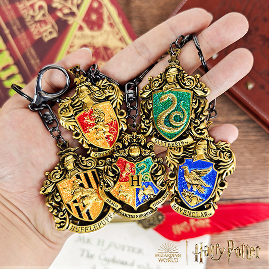 Harry Potter House Crest Keychain