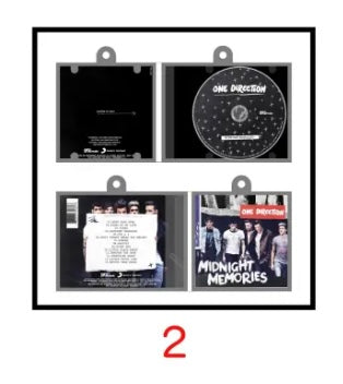 One Direction Mini CD  Keychain NFC