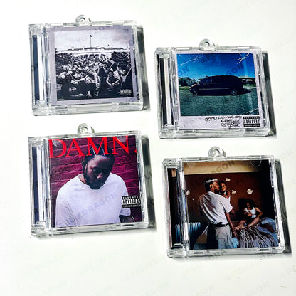 Kendrick Lamar Mini CD  Keychain NFC