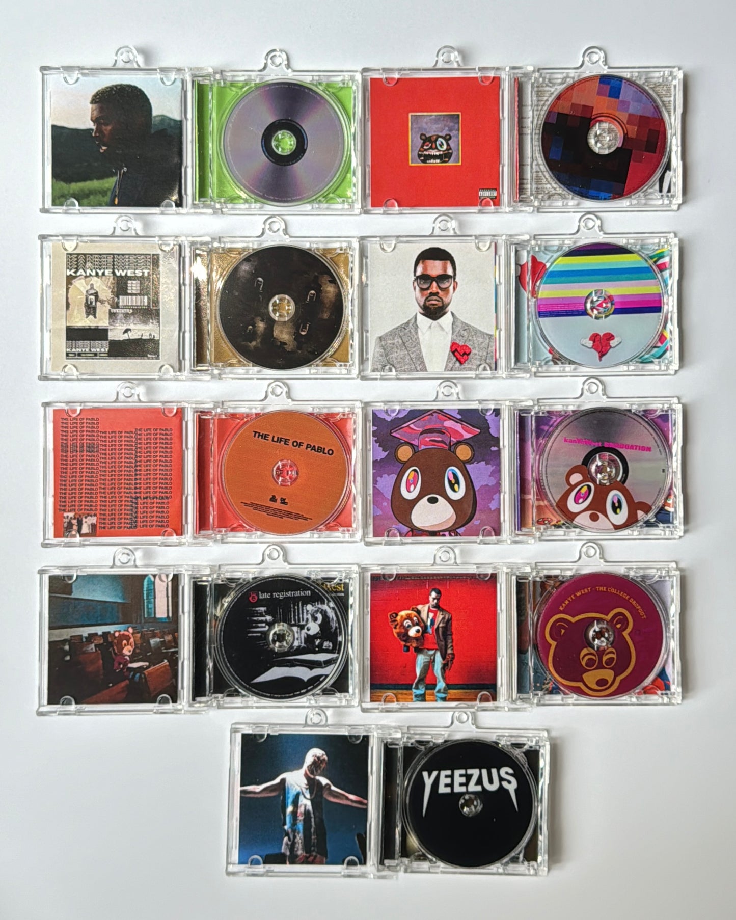 Kanye West Mini CD  Keychain NFC