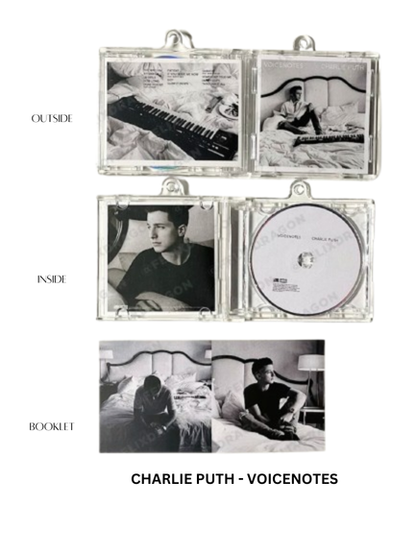 Charlie Puth Mini CD  Keychain NFC