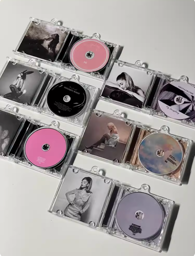 Ariana Grande Mini CD  Keychain NFC