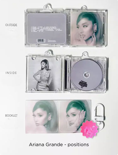 Ariana Grande Mini CD  Keychain NFC