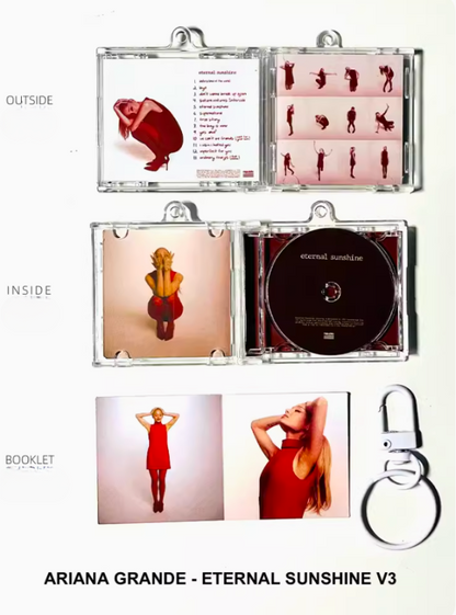 Ariana Grande Mini CD  Keychain NFC